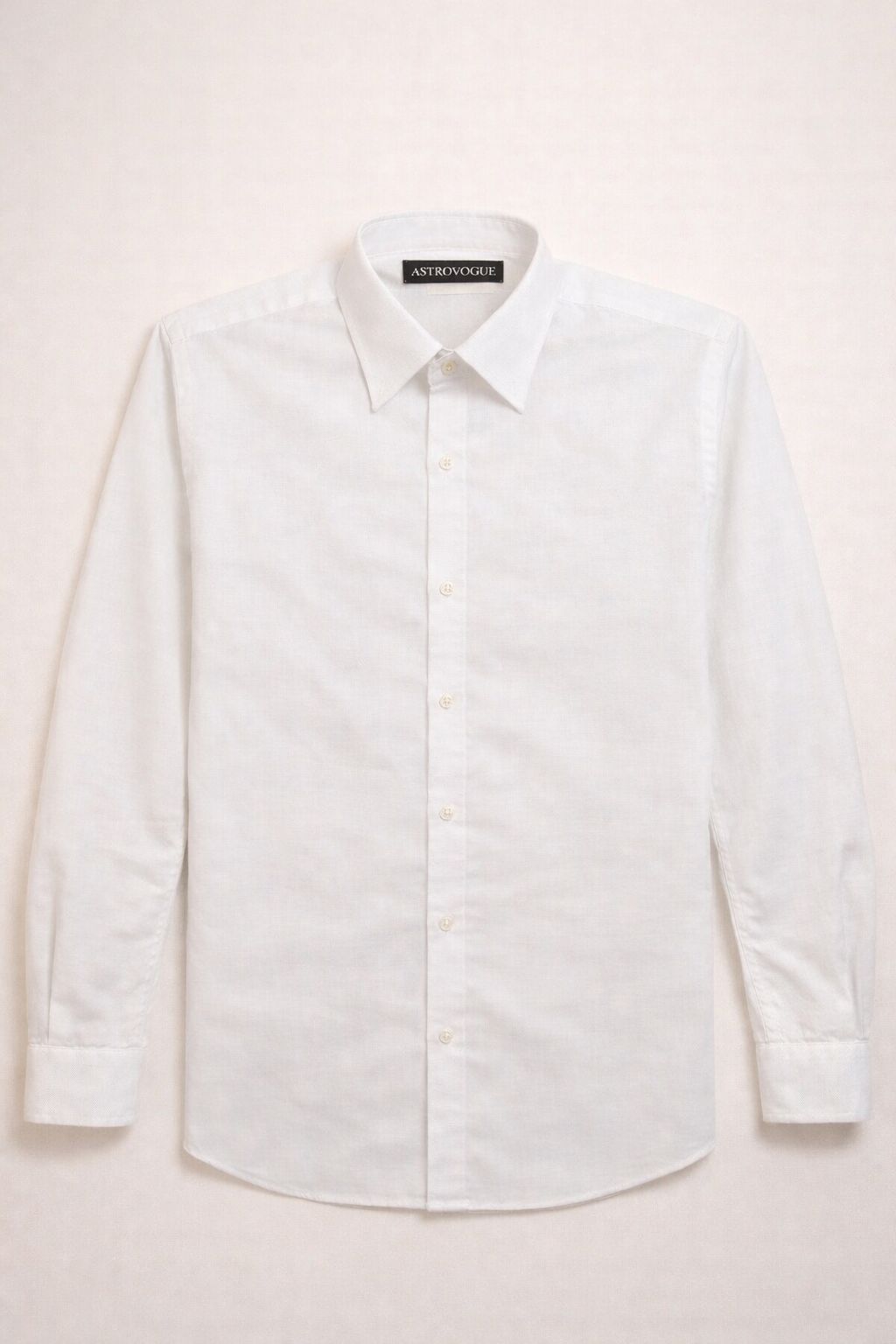 ASTROVOGUE PURE OXFORD COTTON AMERICAN THREADING White