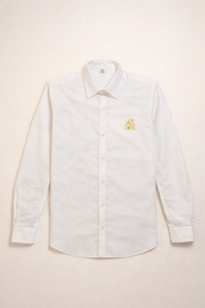 ASTROVOGUE®    LUXE LINEN  shirt for men (White)